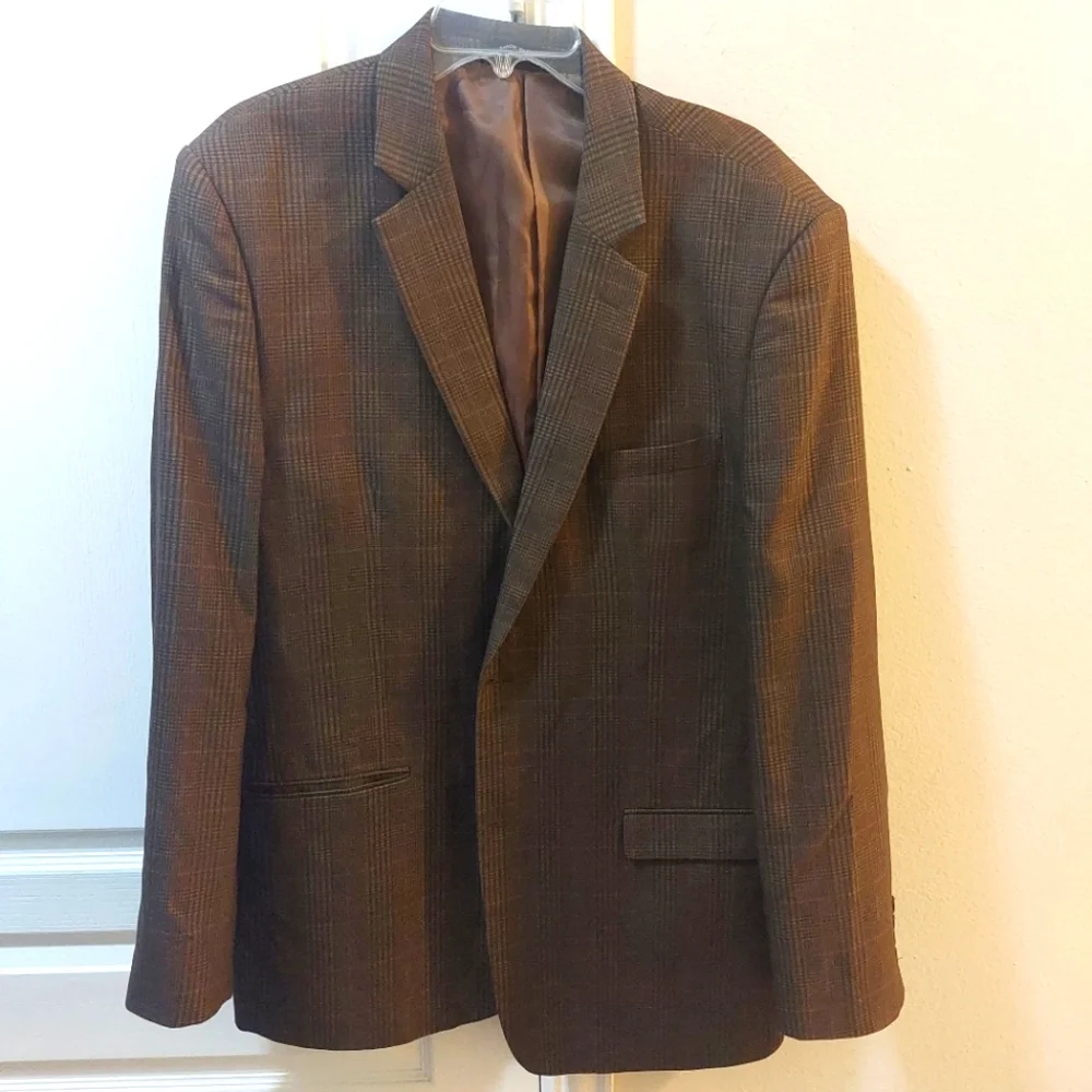 Mario Rossi Men's Brown Blazer Size 46L